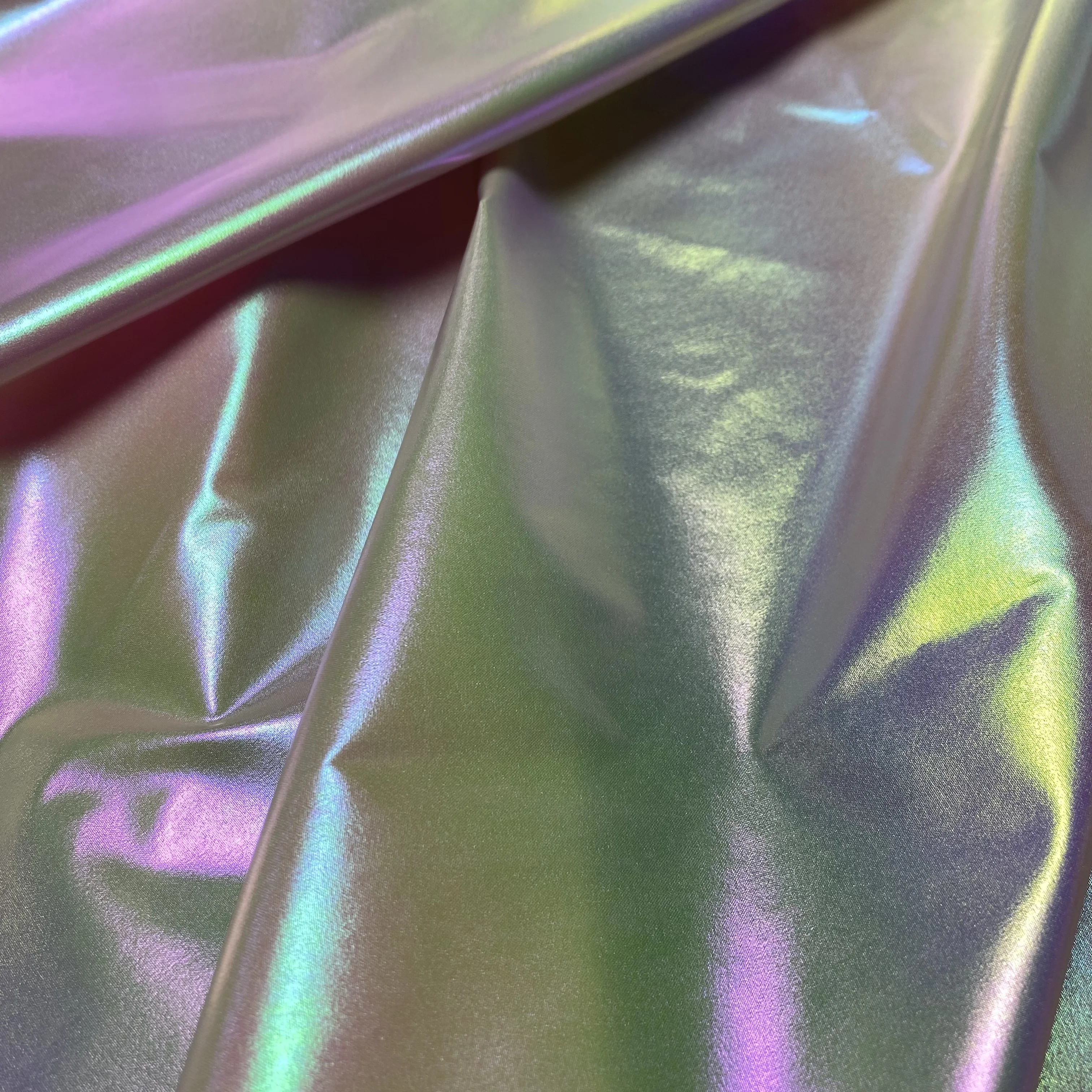 Customized 300T 50D SD Pongee Gold Stamping Bronzing Shimmer Fabric  100% Polyester Fabric PES