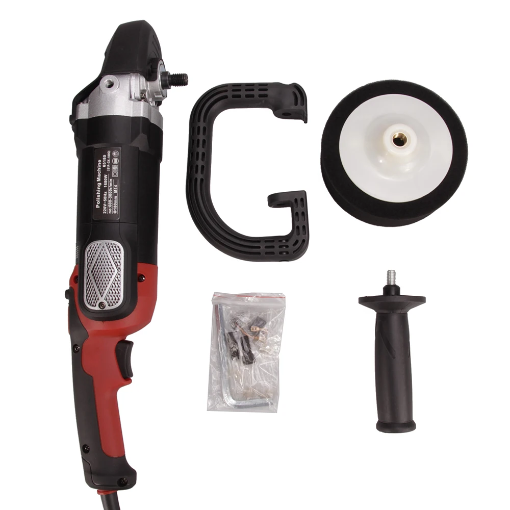 2020 Rotary Car Polisher Professional Speed Control Custom 1680w 150mm 180mm Car Polisher Machine