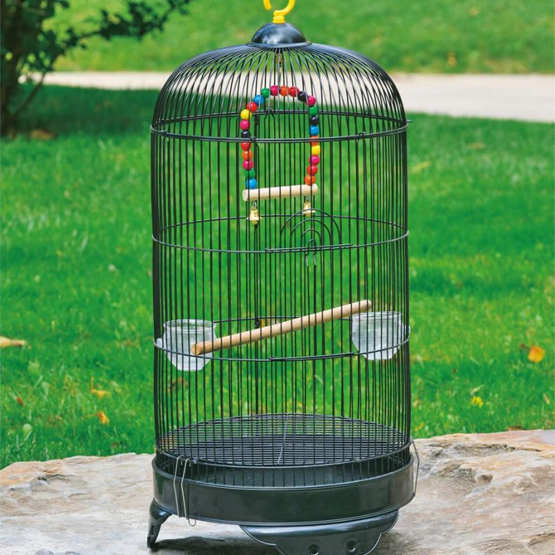 Best Sale Large Metal Bird Parrots Canary Cage with Iron Wire and Removable Tray Carrier Macaw Parrot