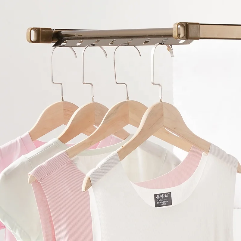 Balcony Outdoor Hand Clothes Rack Hangers Aluminium Alloy Lifting Ceiling Clothes Drying Rack