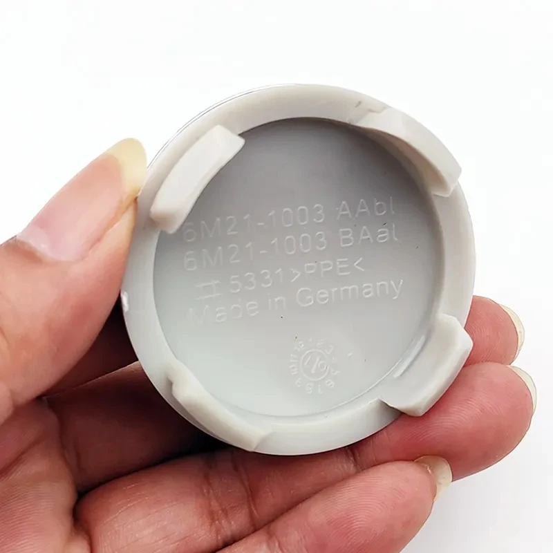 ABS 54mm Car Emblem Badges for Ford Wheel center caps Focus Kuga Edge Mondeo Fusion Ecosport Fiesta