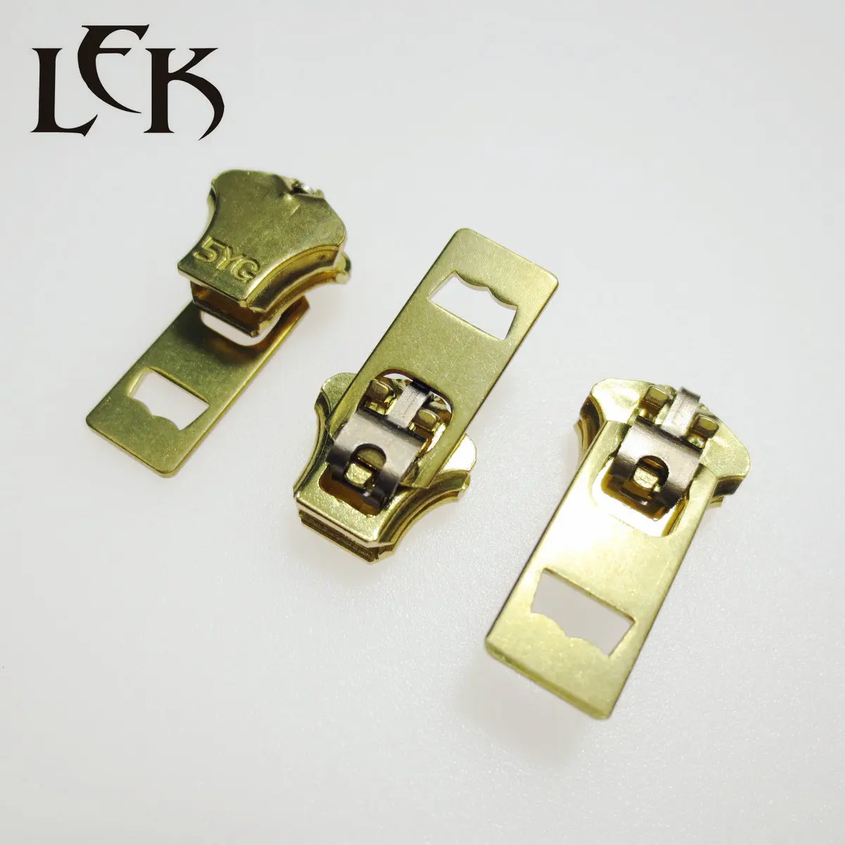 Оптовая продажа, латунные застежки-молнии, квадратный съемник, ползунок для книг, аксессуары для подгонки, слайдер на молнии