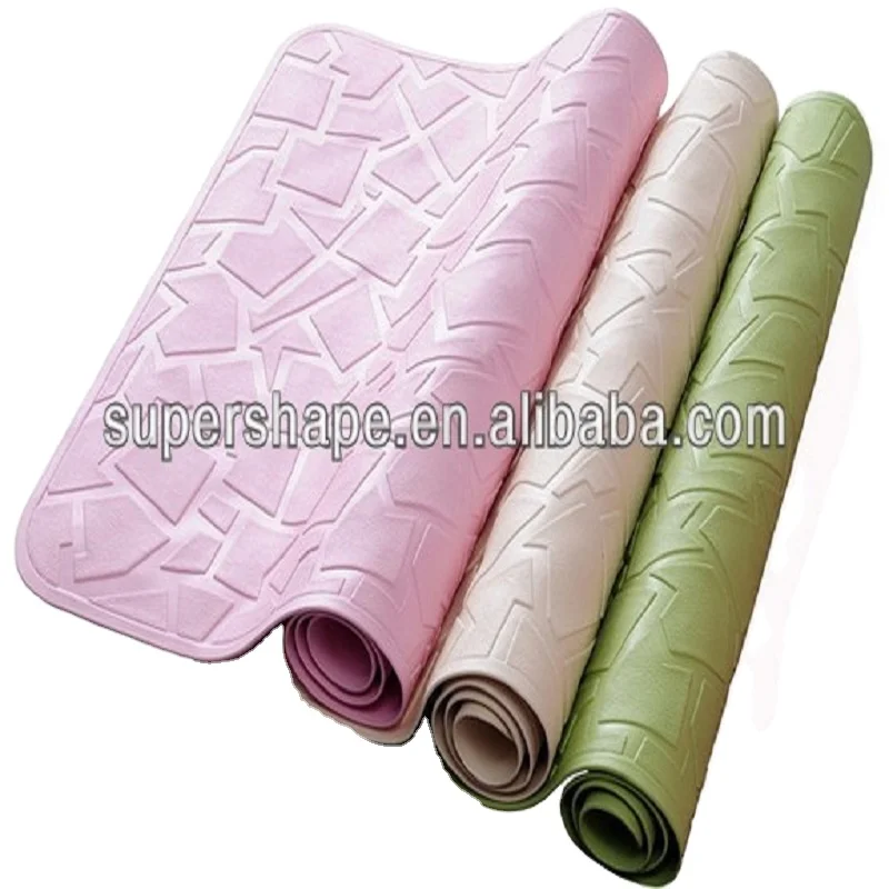 Bathtub Mats shower mat Non-Slip with Suction Cups and Drain Holes  Bathroom Mats Machine wash waterproof