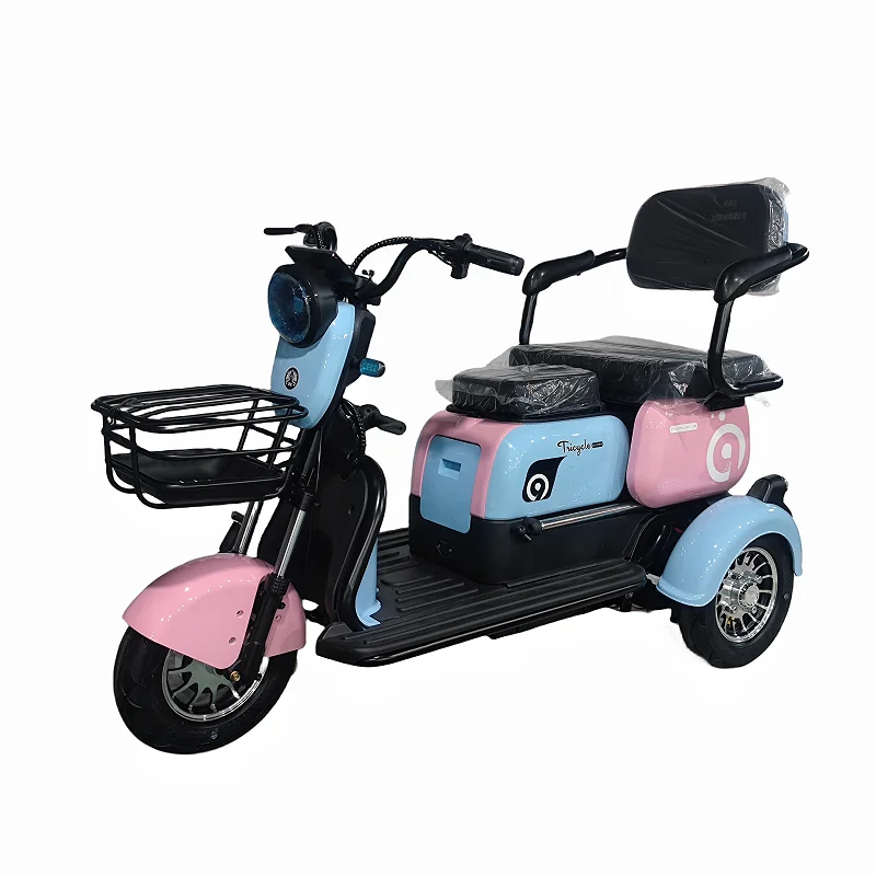 China Adult Electric Motorcycle 3 Wheel Electric Tricycles With Passenger Seat And Cargo