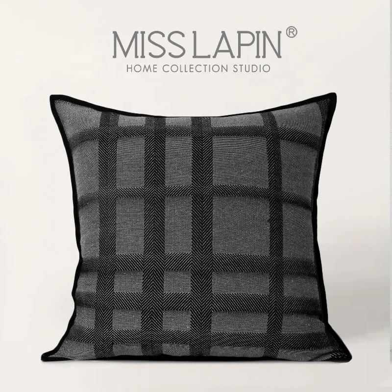 Cushion Pillow Home Decorative Jacquard  Square Pillow Light Luxury  Bed Pillow Cases