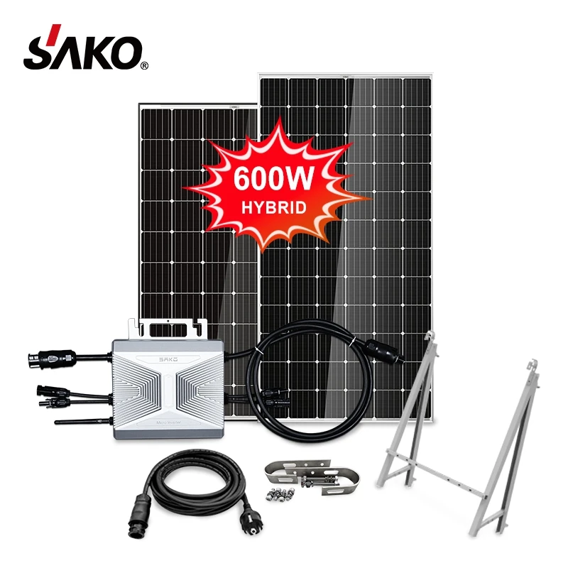 Sako Monocrystalline Roof Top Panel Module System Frames And Mounting Systems Complete For Home Hybrid Solar