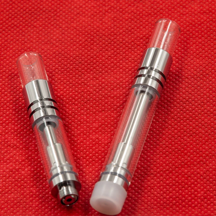 
Free samples cbd products Classic 510 thread vape cartridge 92a3 ceramic vaporizer cartridge with silver glass tip 