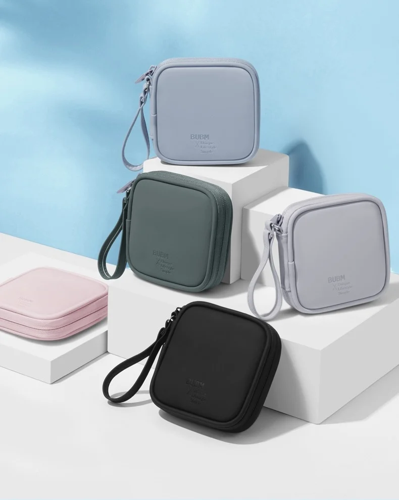 New Design Double Collator Charger Receive Bag Cable Telephone Cable Usb Travel Charger Digital Accessories Receive Bag