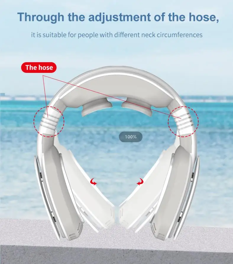 2022 Top Selling New Hand Warmer&Neck Cooler Heater Adjustable Thermostat Heating Small Portable USB Heater Fan Neck Heater