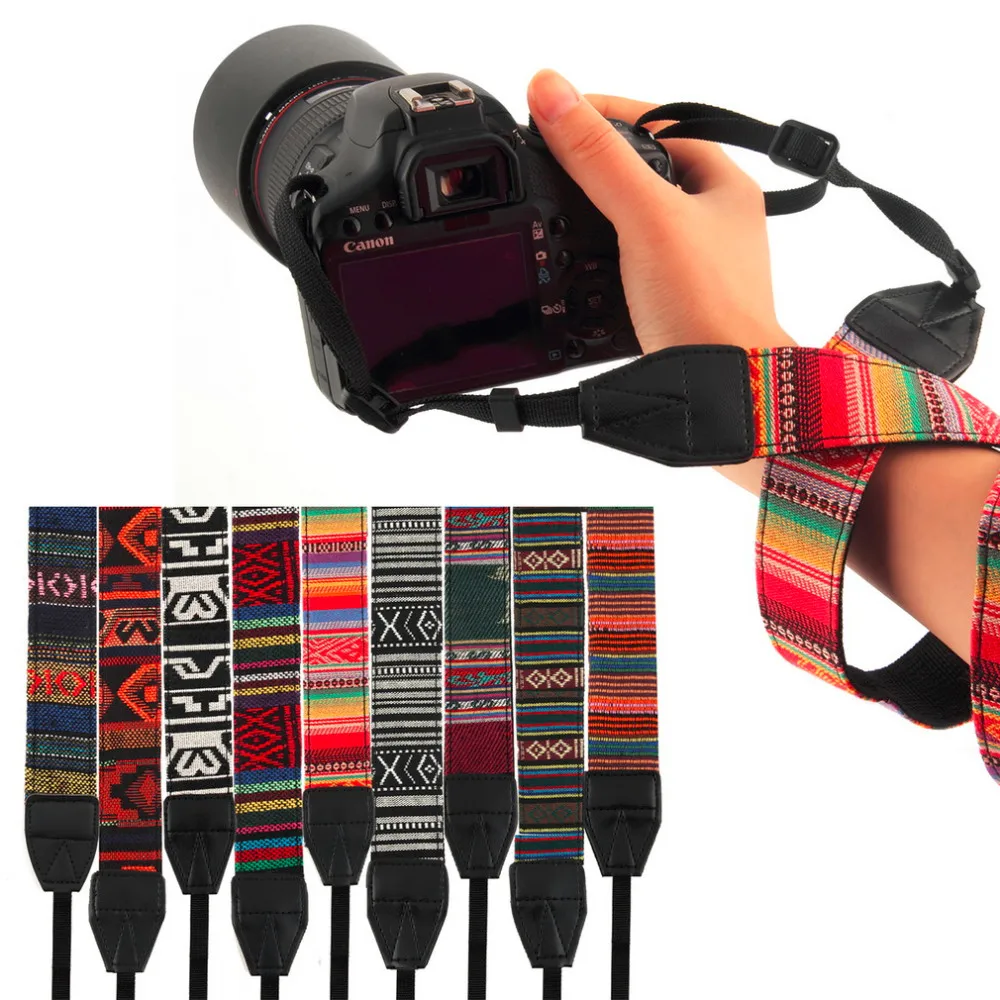 Camera Accessories Vintage Strap Hippie Durable Cotton Camera Strap for   for   for Pentax for   SLR DSLR