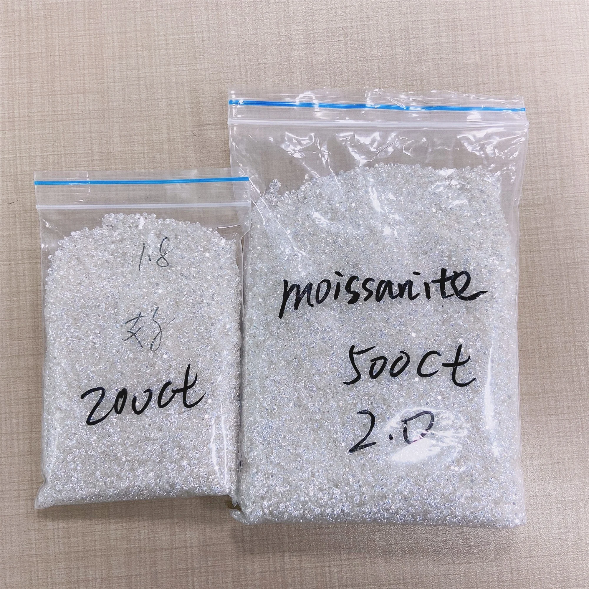 Превосходный бриллиантовый Муассанит высшего качества, размер 0,8 ~ 2,9 мм, цена за карат, цвет D, Круглый бриллиантовый бриллиант бриллиантовой огранки, Свободный Муассанит