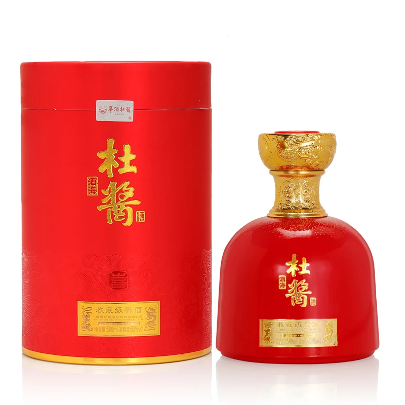 suppliers wholesale high-end Chinese local brand DuJiang Liquor 500ml Baijiuiquor and alcoholic beverage
