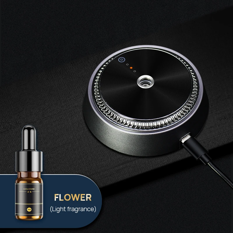Car Rechargeable Waterless Aromatherapy Essential Oil Diffuser. Mini Decorative Aromatherapy Diffuser. Long Duration.