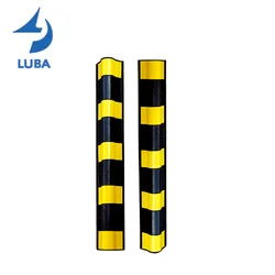 1000*100*10mm Factory Warehouse Forklifts Parking Space Lot Garage Columns Wall Corner Guard Rubber Corner Protectors
