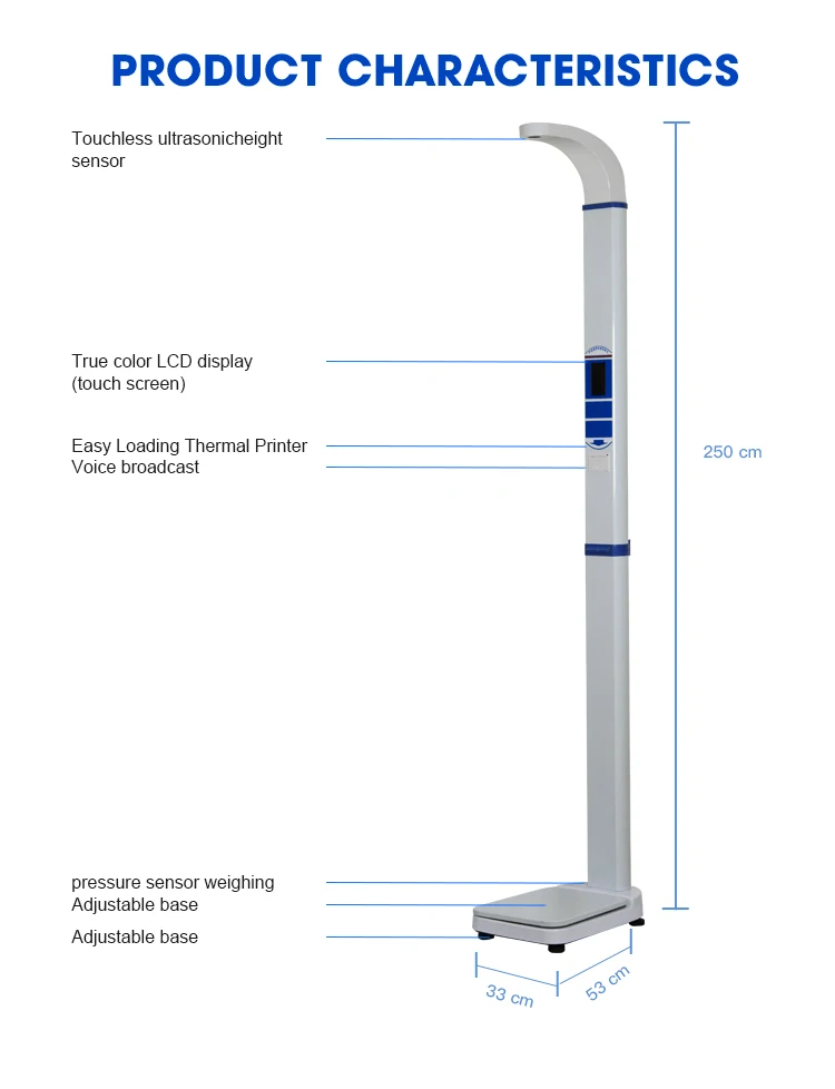 height and weight scale