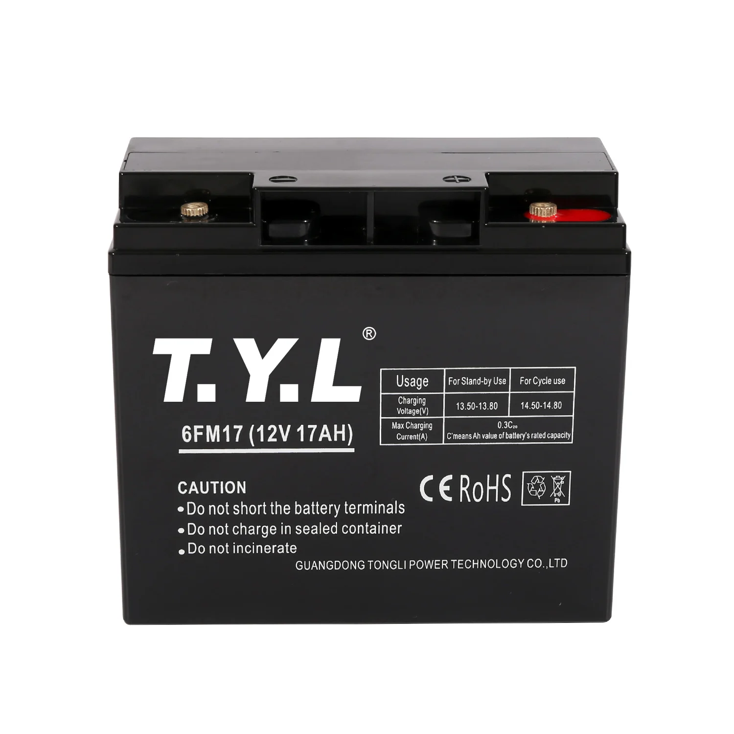 VRLA Series 12V 17AH 20hr UPS Battery Sealed lead acid Agm rechargeable Deep Cycle Solar Battery
