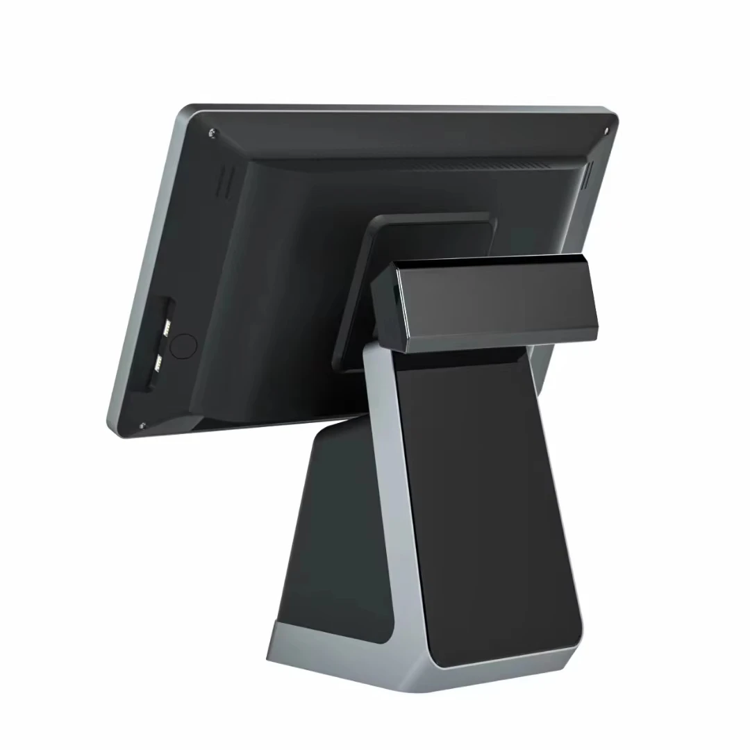 All-In-One 15-Inch Touch Screen POS Terminal Machine Dual Screen with 80mm/58mm Printer