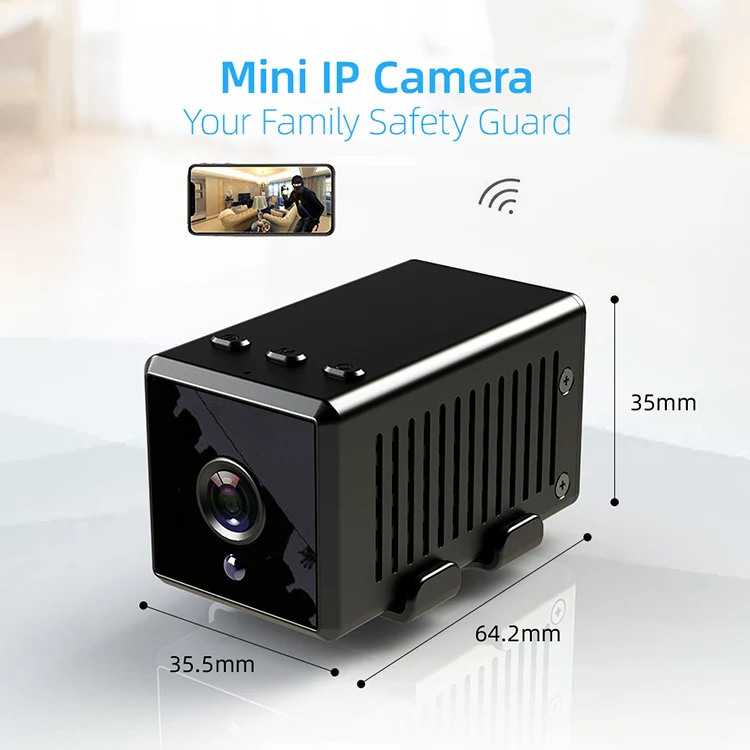 
Latest Battery Operated Long Life Battery of 2400mAh 10 hours Working Time Hidden Spy Mini Camera with Cloud Storage 