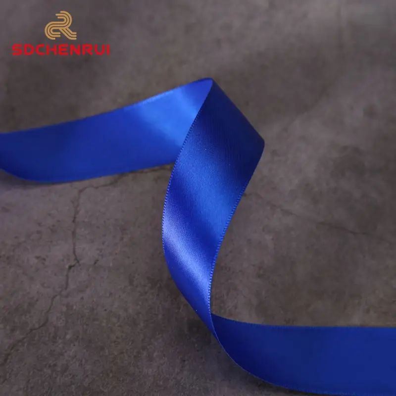 Custom Or Standard Gift Ribbon And Bows Red Polyester 38MM Width Satin Ribbon Packing 100 yard per roll Can Made Bow