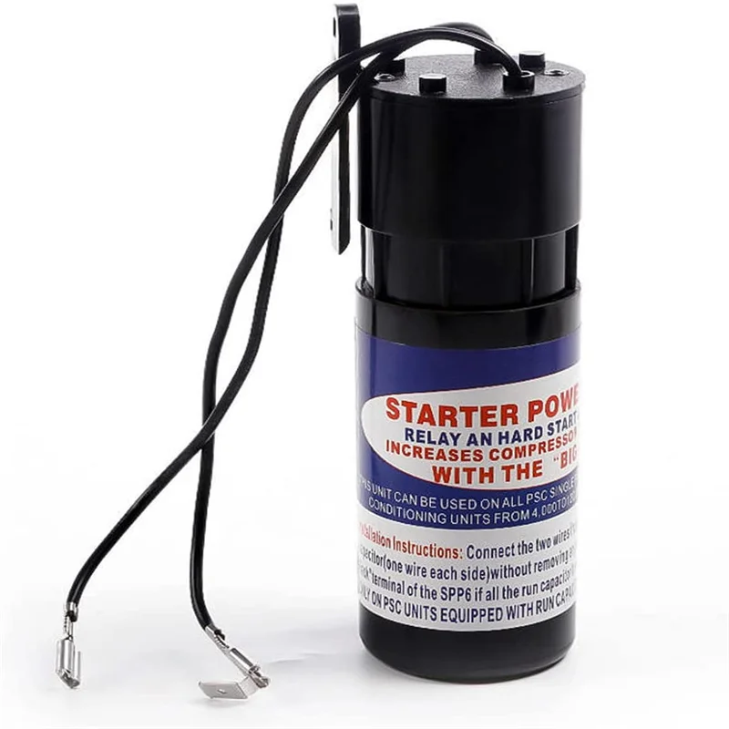 SPP6 Hard Start Capacitor Kit Compatible with HVAC Compressor - Replaces AP4502872 35702 DST-6 ERPP6 HS