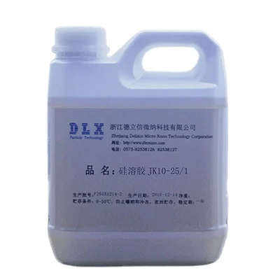 High-quality colloidal silica JK10-25/1 colorless transparent potassium type silica sol