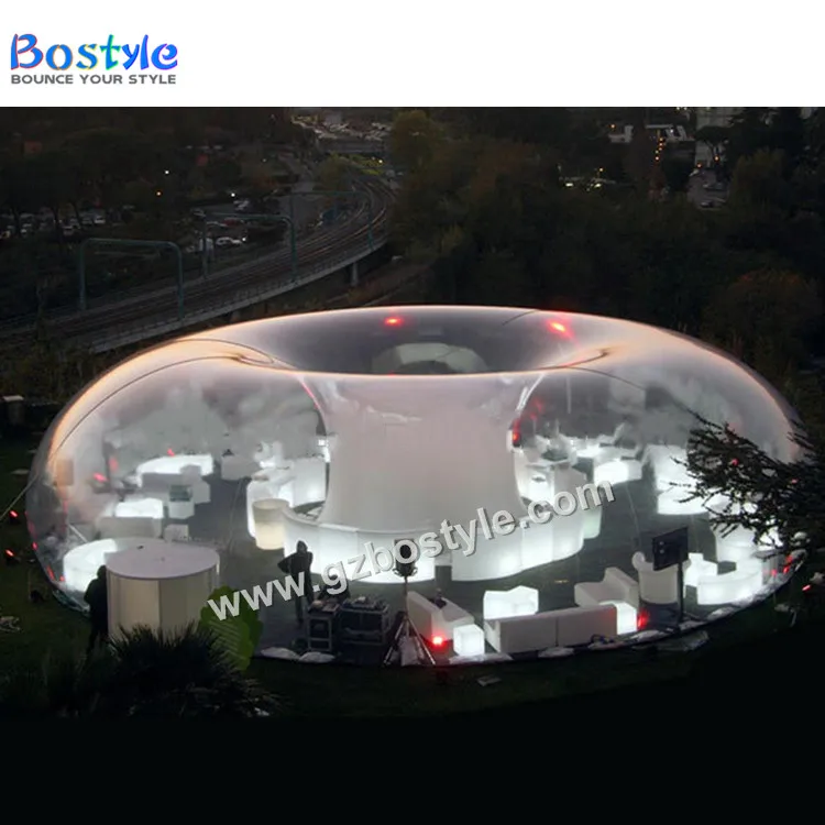 Transparent Inflatable Tent Luxury Hotel /inflatable Bubble House Outdoor Inflatable Bubble Tent with Tunnel