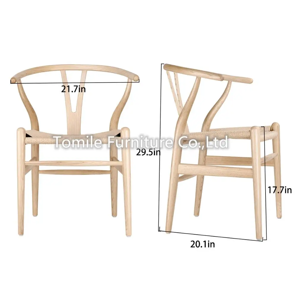 Original Color Ash Wood Hotel Chairs Banquet Chair Furniture Chair
