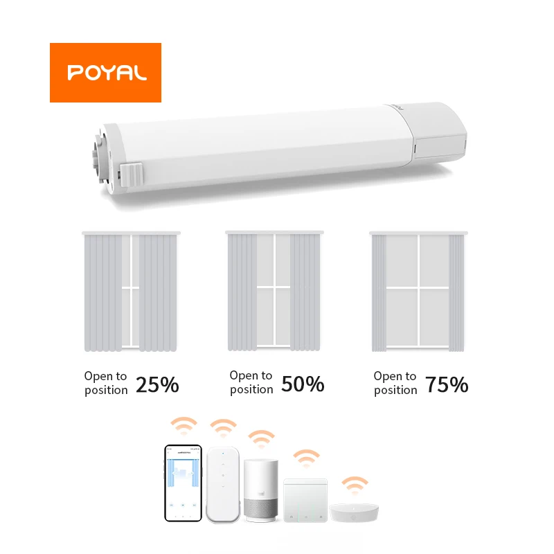 WiFi Bluetooth Function Curtain Motor Motorized Curtains Living Room Opening and Closing