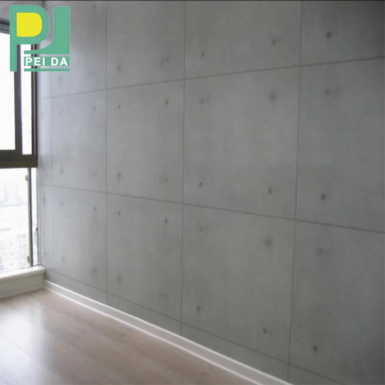 9mm Durable Wall Cladding Fiber Cement Board in Grey