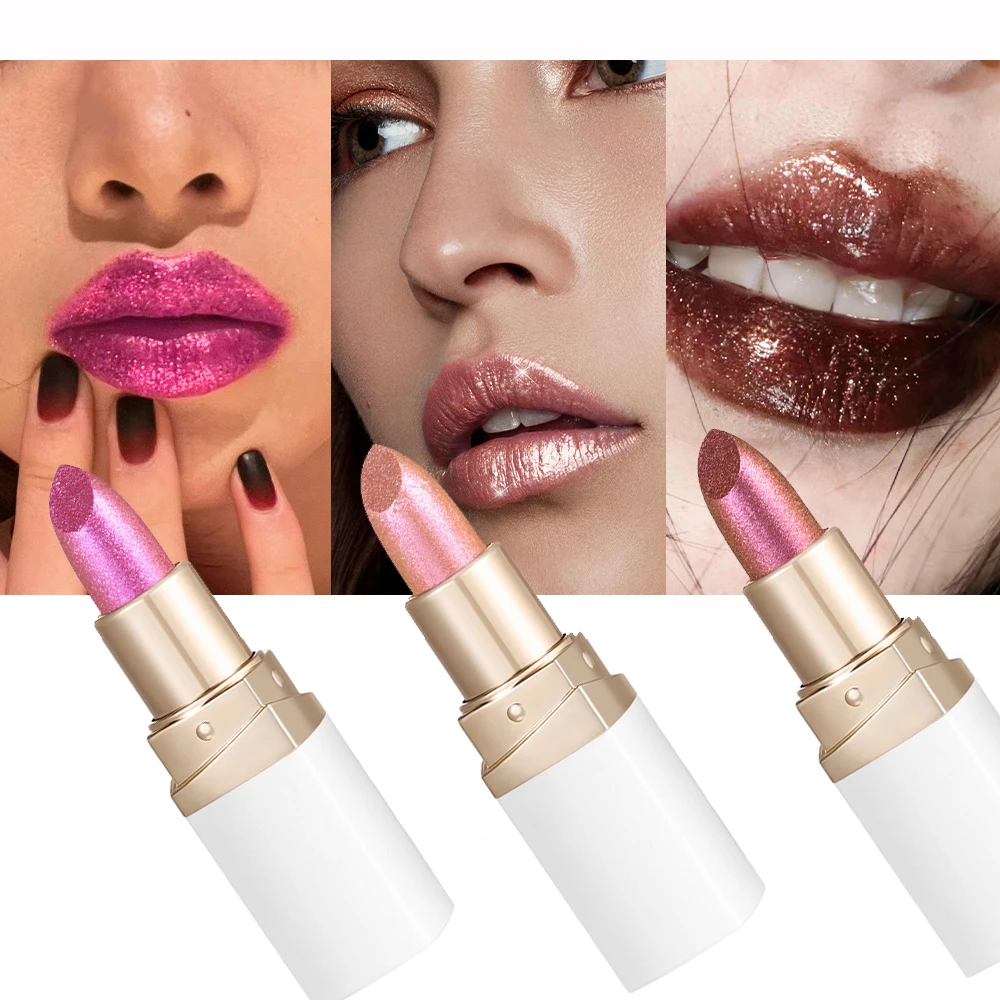 Белая трубка нескользящая градиентная Цветная глазурь для губ пигменты перламутровые матовые блестящие помады частная этикетка