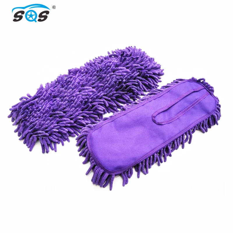 
chenille flow thru telescopic removable dust brush assemblebalde handle car cleaning brush 