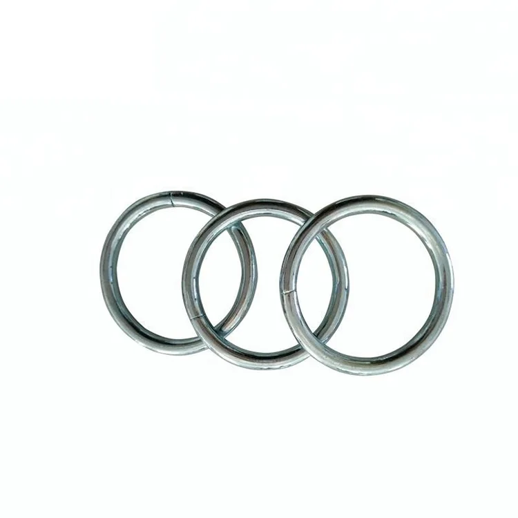 Surface Treated Wrought Stainless Steel Circle Buckle Zinc Plated Metal O Ring Washers Spring