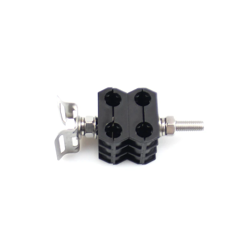 telecommunication passivated surface treatment china rf twin coaxial superflex smooth cable feeder clamp for telecom industry