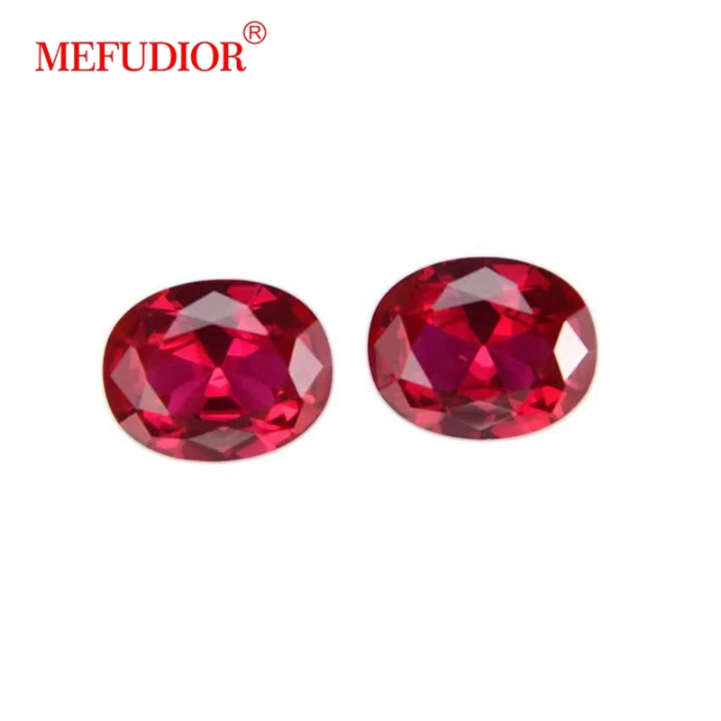 Oval ruby  price per stone gemstones 8# Corundum ruby