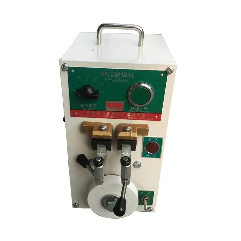 220V Collision Welding Machine Mini Butt Welders With Tempering For Band Saw Blade Metal Strip UN-2 2000W Metal Steel Strip