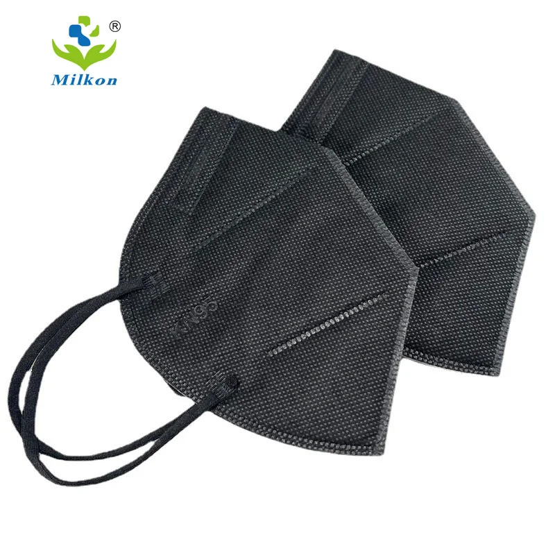 fish shape ce ffp2 protective black dust mask for garment industry