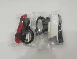 2pcs Outdoor Cycling Bicycle Light Equipment Bike Front Rear Bike Light Lamp USB Rechargeable LED Light For Bicycle