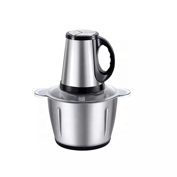 2022 2L Homemade Mini Stainless Steel Commercial Industrial Meat Grinder Household Manual Electric & Slicers Parts Meat Grinder