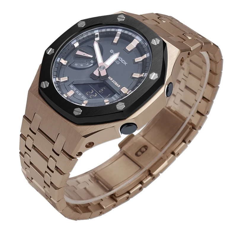 Wholesale price for G Shock GMA-S2100 modification stainless steel watch strap and metal case for replacement