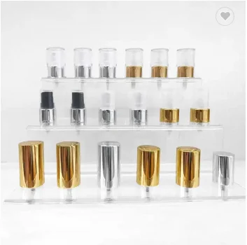 High quality Customized 20/410 Aluminum Plastic Perfume Spray Pump for perfume bottle with Cap for Plastic Spray Bottles