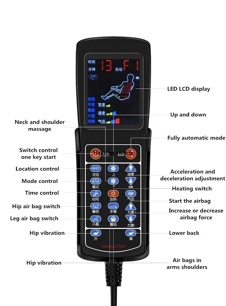 
Deluxe massage chair/zero gravity massage chair 