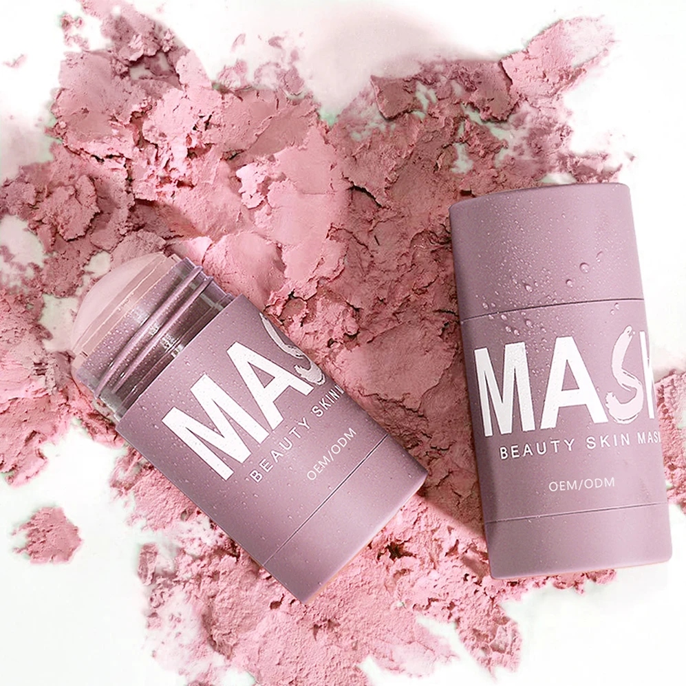 Pink Clay Mask Deep Cleaning Moisturizing Hydrating Natural pink clay stick mask