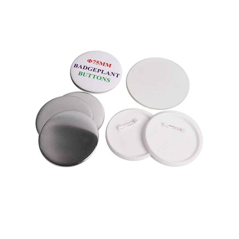 Hot selling cheap pin badge for custom metal or plastic round pin button 25mm 32mm 37mm 44mm 50mm 56mm 58mm 75mm