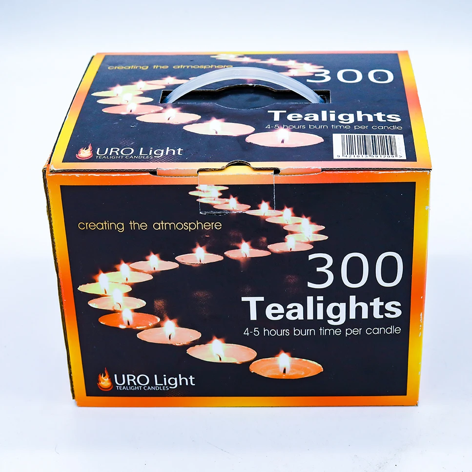 Candle Factory China making paraffin wax wedding mini unscented tea candle for memory