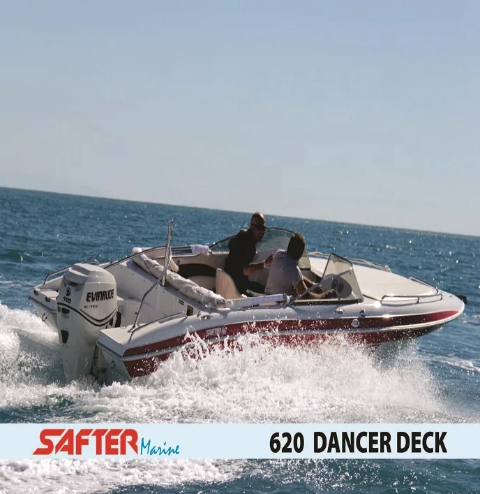 
SPEED BOAT SAFTER 620 DANCER DECK FIBERGLASS HULL 