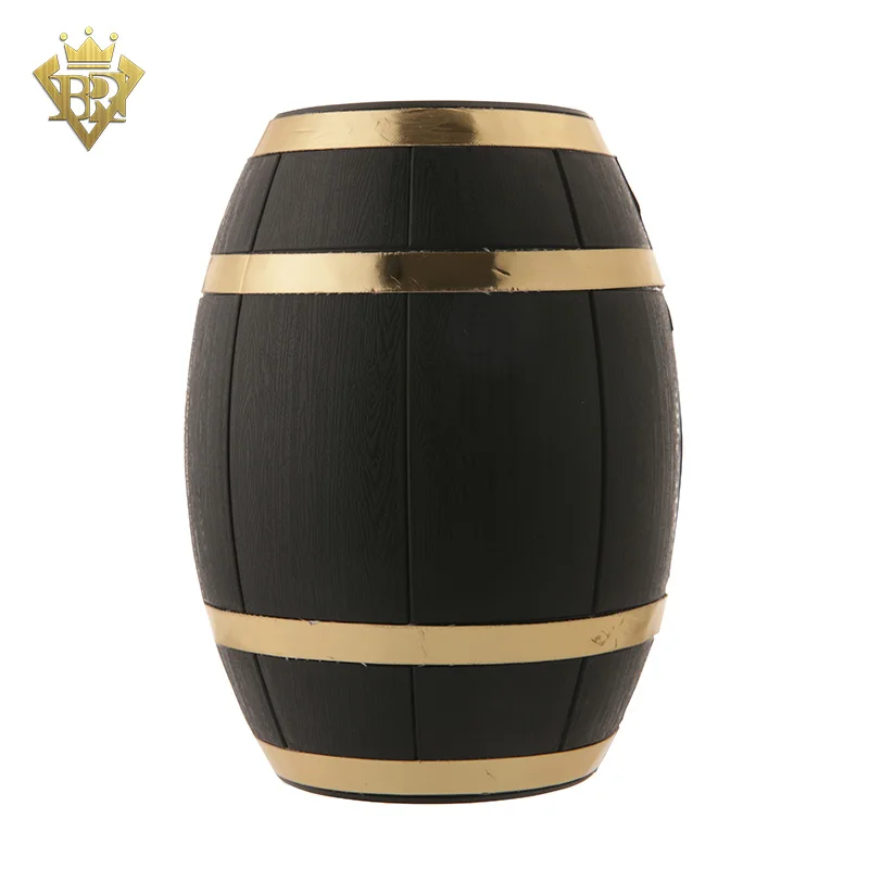 Opener Pourer 5 Piece Wine Bottle Accessory Gift Set with Wine Barrels Box