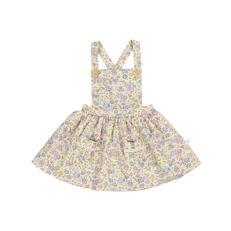 high quality new fashion style dress for girls floral comfortable girls dresses casual baby girl lovely summer dress