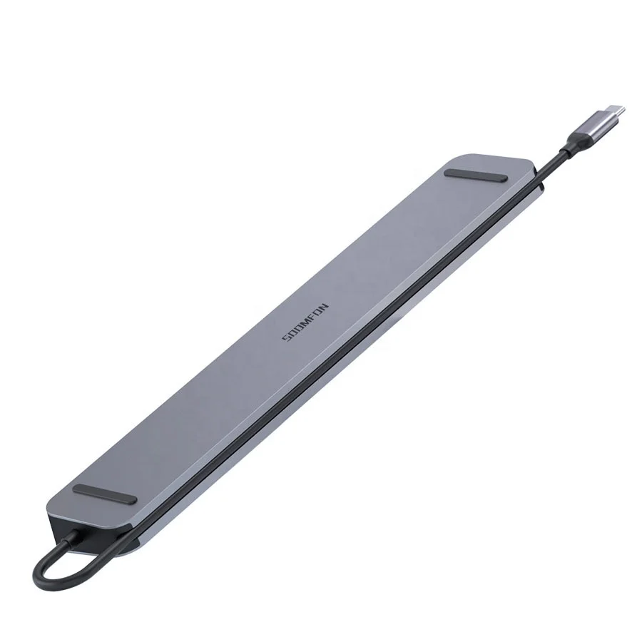 
Portable USB Type C Docking with Dual Monitor Display HDMI VGA Ethernet Gigabit PD 100W Fast Charger for MacBook Pro 