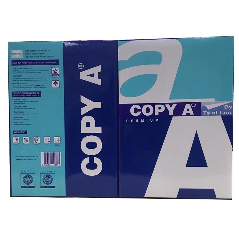 A4 80 GSM 70 Gram Copy Paper / A4 Copy Paper 75gsm / Double A A4 Copy Paper