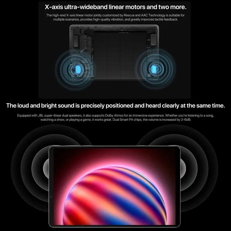 Original Hot Sale Lenovo LEGION Y700 Gaming Tablet TB-9707F 8.8 inch 12GB+256GB Octa Core Dual Band WiFi Tablet PC